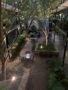 Courtyard at The Indigo Inn