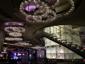 Chandelier bar at The Cosmopolitan